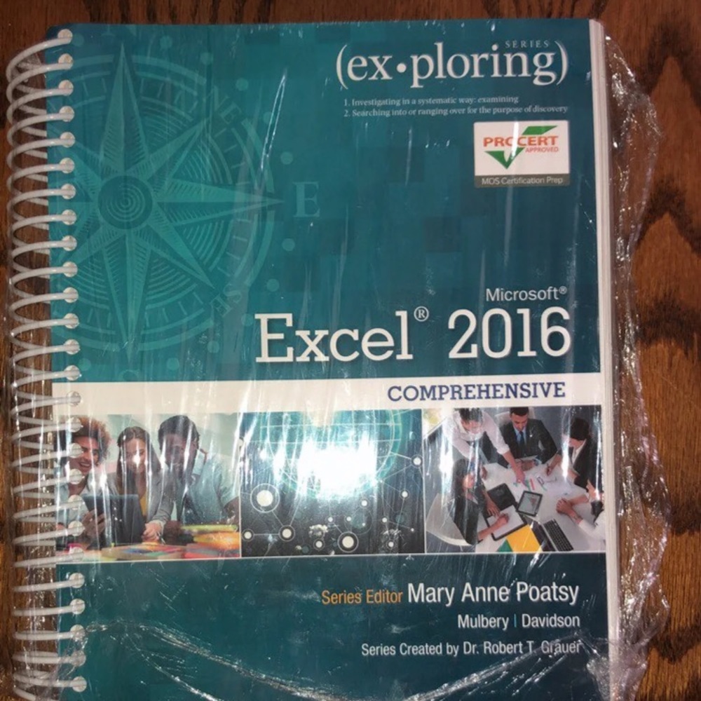 Excel 2016 textbook